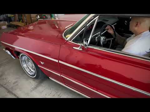 First drive in the 64 impala with the true classics 50 spoke wheels