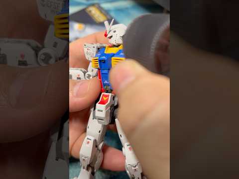 #gundam #gunpla putting some details and panel line accent on my Real grade RX 78