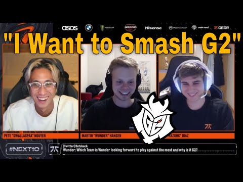 Wunder Talks About G2 - FNC AMA