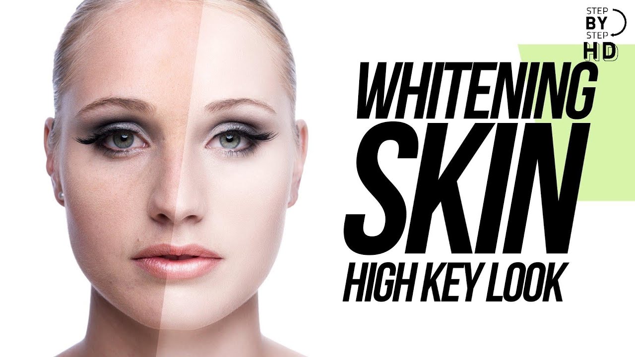 Whitening skin in photoshop - High Key look
