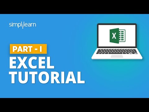 Microsoft Excel Tutorial For Beginners-1 | Excel Training | Simplilearn