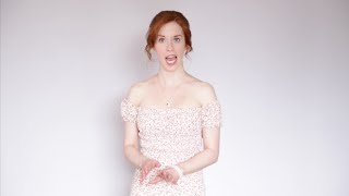 Two Gentlemen of Verona - Silvia Monologue to Eglamour - Elisabeth Ness performs Shakespeare video
