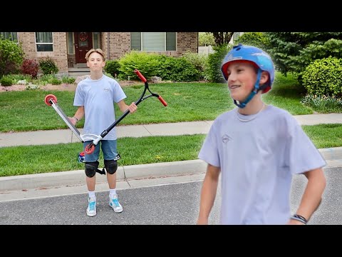 SURPRISING KID WITH HIS DREAM SCOOTER..