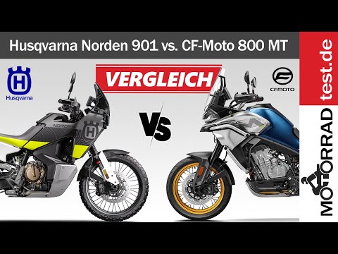 Husqvarna Norden 901 vs. CF Moto 800 MT | Vergleich Reise-Enduros der Mittelklasse