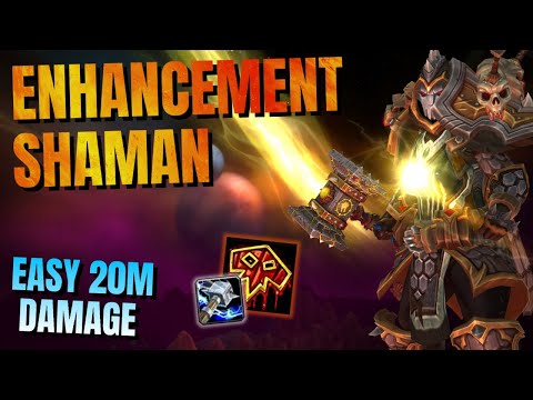 CRAZY 20M Damage  - 10.0.2 Enhancement Shaman PvP - Dragonflight PvP