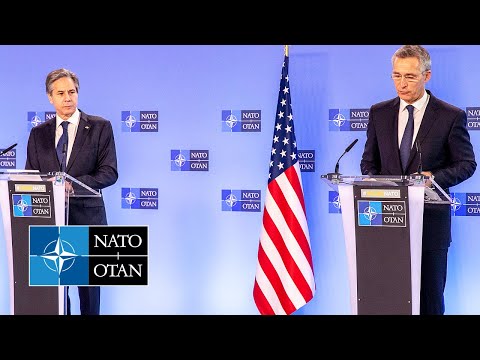 NATO Secretary General with 🇺🇸 US Secretary of State Antony J. Blinken, 23 MAR 2021