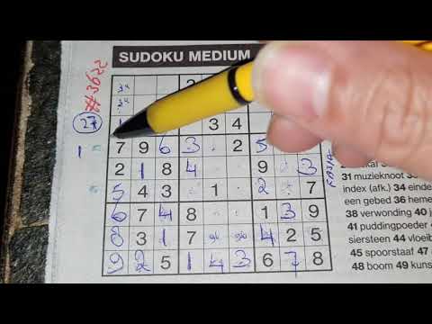 Exercise is the key! (#3622) Medium Sudoku puzzle 11-02-2021