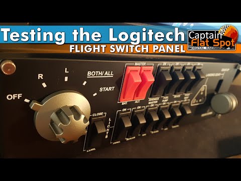 Logitech Flight Switch Panel in Action | MSFS2020