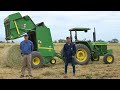 testimonial john deere empacadora rollo 450 y 459m