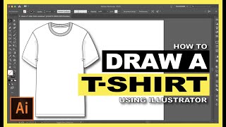 How to draw a T-shirt Tutorial using adobe Illustrator.
