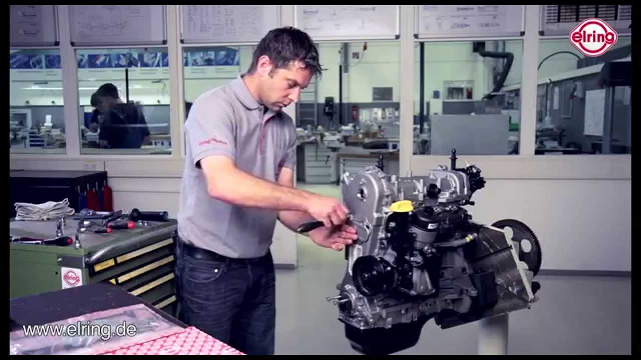 Elring - Professional Installation of a Valve Cover Gasket Fiat 1.3 JTD Engine