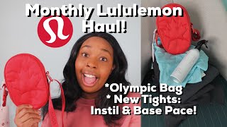 Lululemon Monthly Haul: September: Olympic Bag & New Tights, Instil + Base Pace & More!