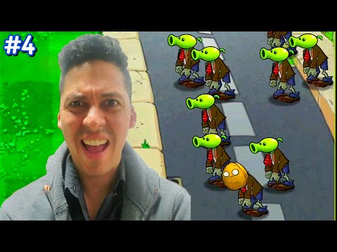 Plants vs. Zombies - #4 - Noche 1-2 - Juegos De MELVIN