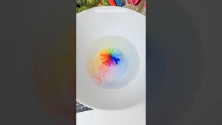 Magic Rainbow Art 🌈 Try this when you’re Bored #shorts #magicart