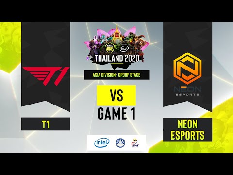 T1 vs Neon Esports Game 1 | ESL One Thailand 2020 - Asia Division