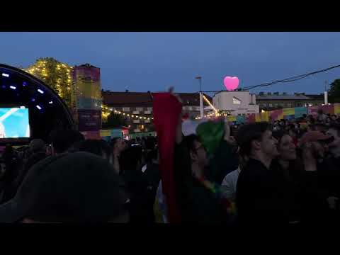 🇮🇱 Israel | Eden Golan - Hurricane | Reaction from Eurovision Village