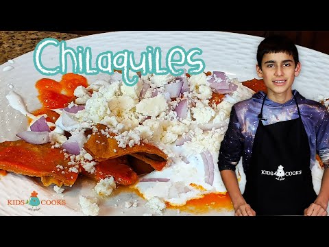 Easy Chilaquiles Recipe | Healthy (No Frying Needed) | Kids Recipe Videos | Kids Are Great Cooks