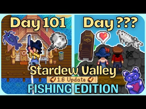 I played 200 days of Stardew Valley as a FISHER - FULL 2ND YEAR