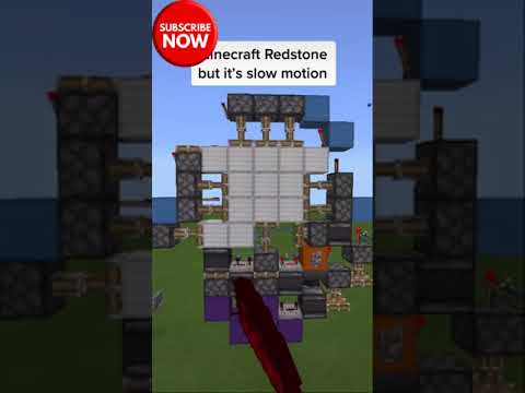 5h1tty Redstone Builds - Slow motion redstone in Minecraft #minecraft #redstone #minecrafttiktok