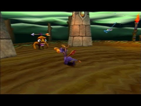 Spyro the Dragon - Tree Tops *Walkthrough* [PS1]