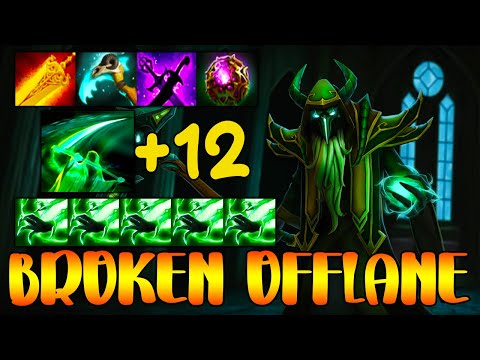 BROKEN OFFLANE - INTENSE NECROPHOS - NONSTOP TEAM FIGHT - INSANE ULTIMATE - DOTA 2 GAMEPLAY