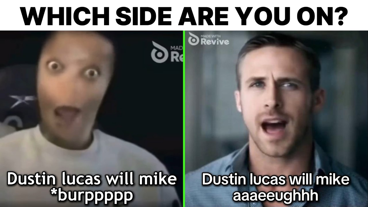 Dustin Lucas Will Mike Burp Meme FlightReacts vs Ryan Gosling
