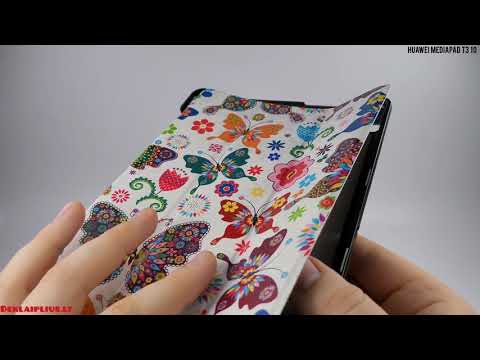 Leather flip butterfly Huawei Mediapad T3 10 dėklas-case-чехол
