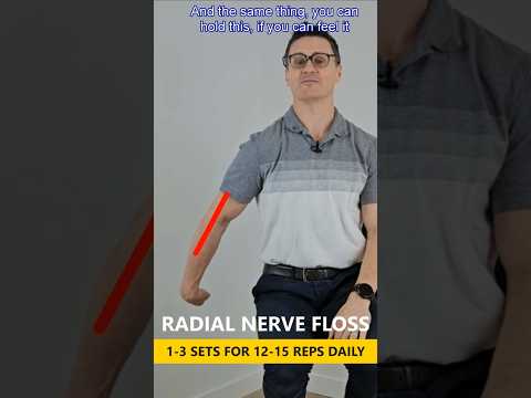RADIAL NERVE Floss for Neck + Arm Pain | Dr. Jon Saunders