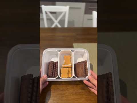 Gambar Kris Wadah Makanan 3 Sekat Rectangle 1.1 Liter Transparan