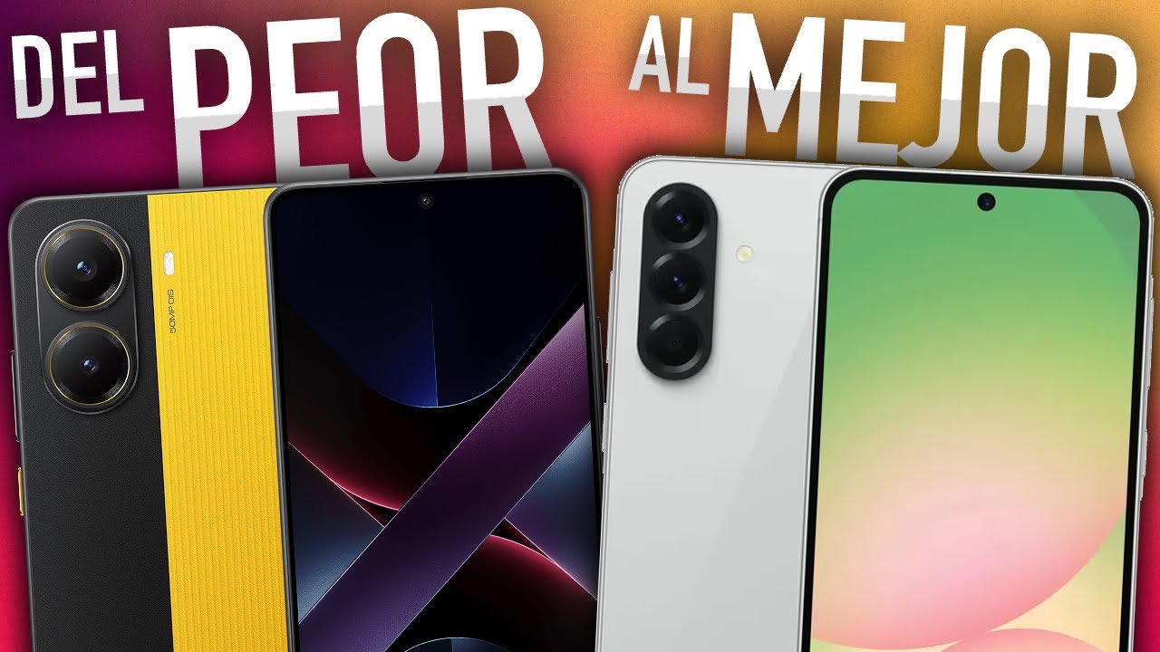 Top 7 del PEOR al MEJOR celular CALIDAD PRECIO para COMPRAR en 2025