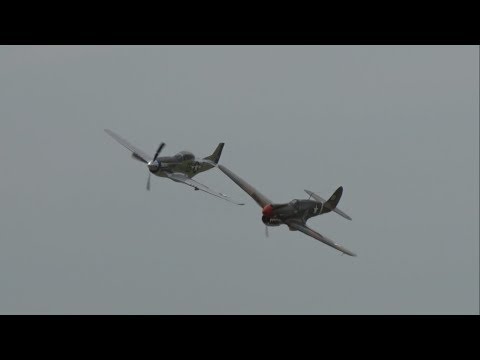 2019 World War II Weekend - P-40 Warhawk & P-51D Mustang