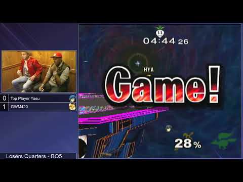 MMOM174 SSBM - GWM420 (Fox) vs. Yasu (Marth) - Melee LQF