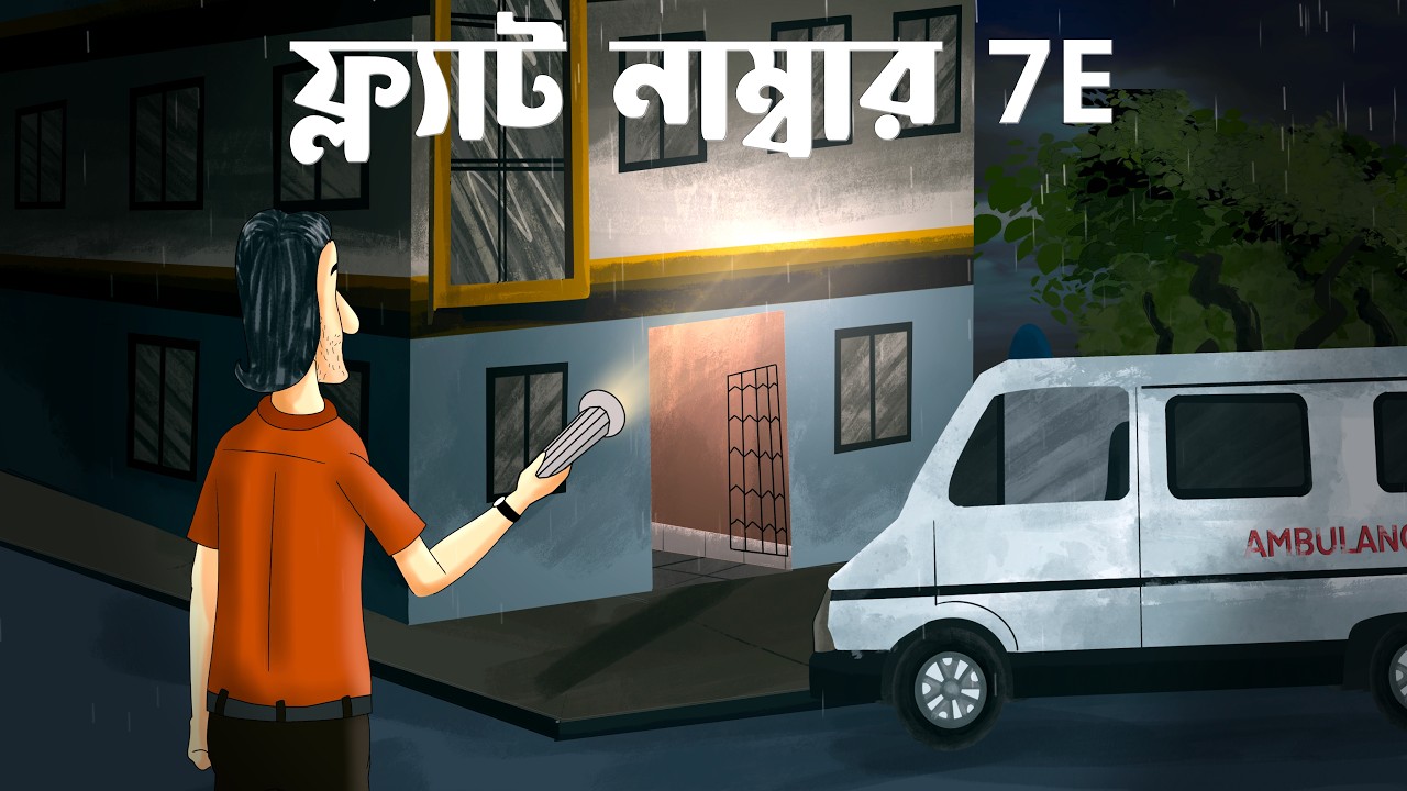 Flat No  7E -   The Night of The Ambulance Driver | Haunted Apartment | Ghost Story of Building| JAS