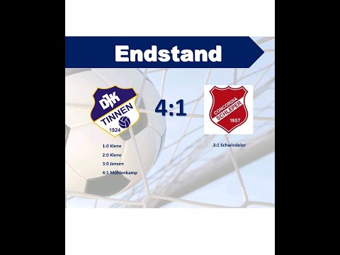 SV DJK Tinnen I vs. Concordia Schleper I - 4:1 HIGHLIGHTS (Meisterschaft) 27.08.2021