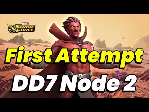 Dark Dimension 7: Node 2 FIRST ATTEMPT! NOT THAT HARD!  Mephisto DD7 | MARVEL Strike Force - F2P