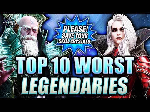 JUST THE WORST! Top 10 WEAKEST Legendaries in WoR ⁂ Watcher of Realms