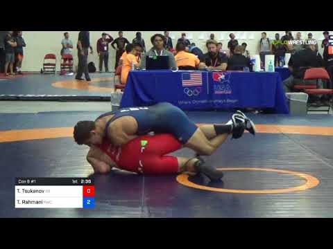 2018 Marine Corps US Open/Senior Men's Freestyle 74 Con 8 #1 - Tim Tsukanov (SO) Vs. Taleb Rahmani