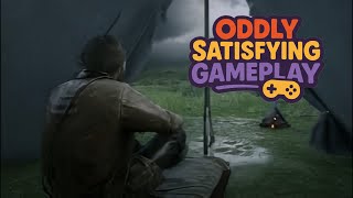 Watching a thunderstorm from a tent | RDR2 ASMR - OSG