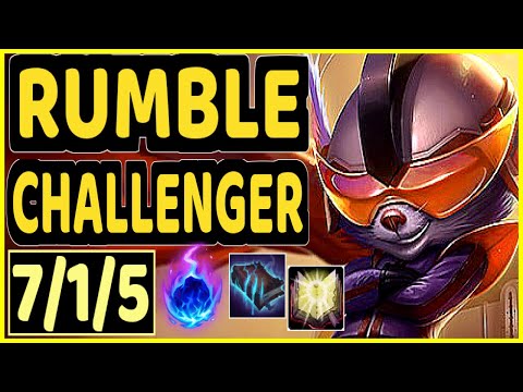 SUMMIT (RUMBLE) - 7/1/5 KDA CHALLENGER GAMEPLAY - KR