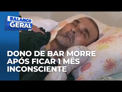 Dono de bar espancado por suspeitos no Rebouças morre após ficar 1 mês inconsciente