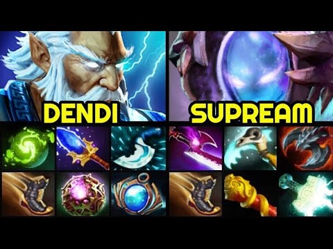 DENDI 137,000 DMG Zeus vs SUPREAM 103,000 DMG Arc Warden - Intense Epic Game Dota 2