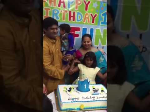 Kaustubh sai serla first Birthday