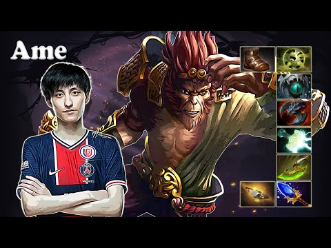 Ame - Monkey King Safelane vs NothingToSay Ember Spirit | Dota 2 7.30e Gameplay