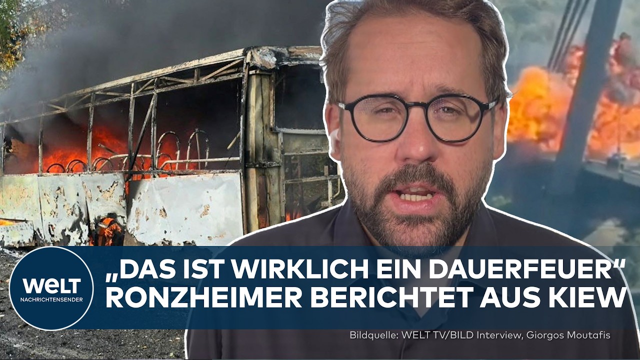 UKRAINE-KRIEG: "Das ist wirklich ein Dauerfeuer in Kiew!" Paul Ronzheimer warnt vor Horror-Winter
