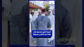 سيدة أجنبية تشهر إسلامها عقب صلاة عيد الأضحى بمديونة thumbnail