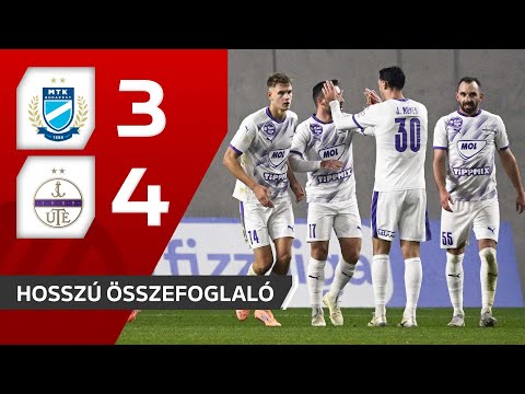 Fizz Liga: MTK Budapest–Újpest FC 3–4 | hosszú összefoglaló
