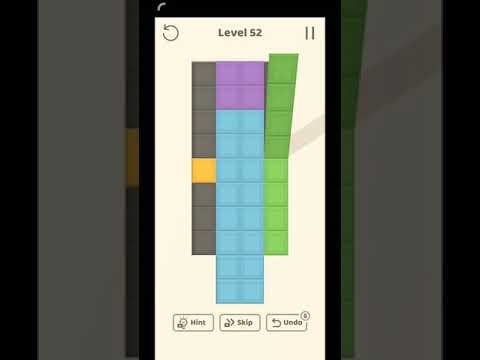 Folding Blocks Level 52 Walkthrough