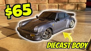 LDRC 1898 Porsche Drift Car with DIECAST BODY & GYRO! #budgetrc #LDRC