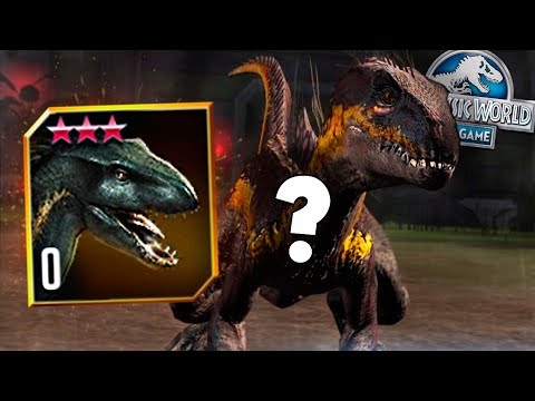 WHAT?! INDORAPTOR LEVEL 0! - Jurassic World - The Game - *SUPER-HYBRID* - Ep. 159 HD
