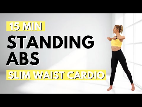 🔥15 Min STANDING ABS🔥SLIM WAIST Cardio & Toning🔥KNEE FRIENDLY🔥NO JUMPING🔥NO REPEAT🔥